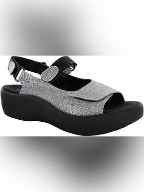 Wolky Jewel sandals women’s size 38 7.5 platform wedge sole comfort adjustable